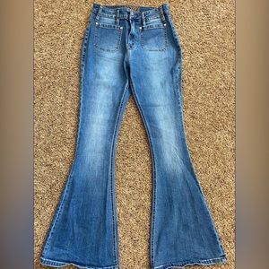 Rock & Roll Denim High Rise Flare Jean